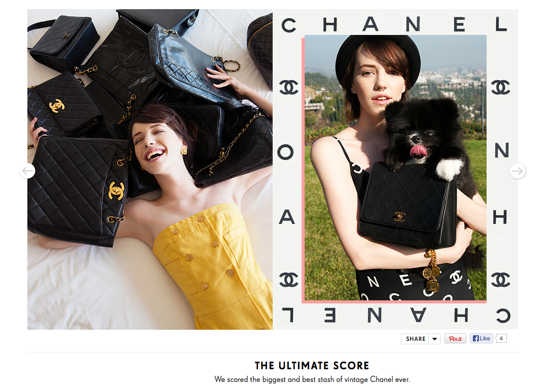 nasty gal vintage chanel