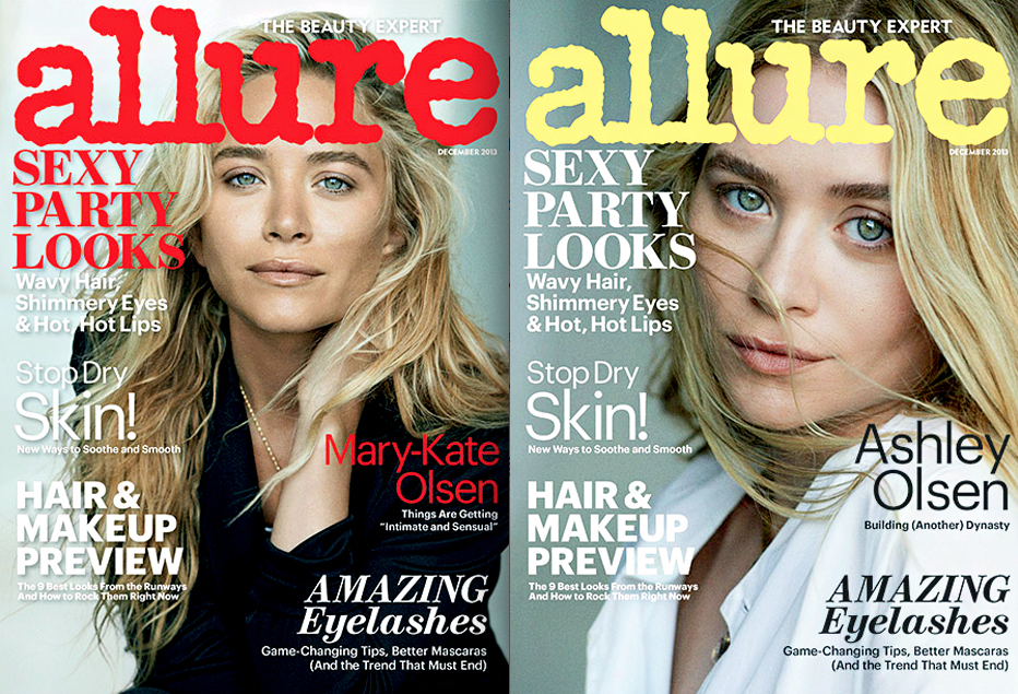 Olsen Twins Cover Allure December Issue