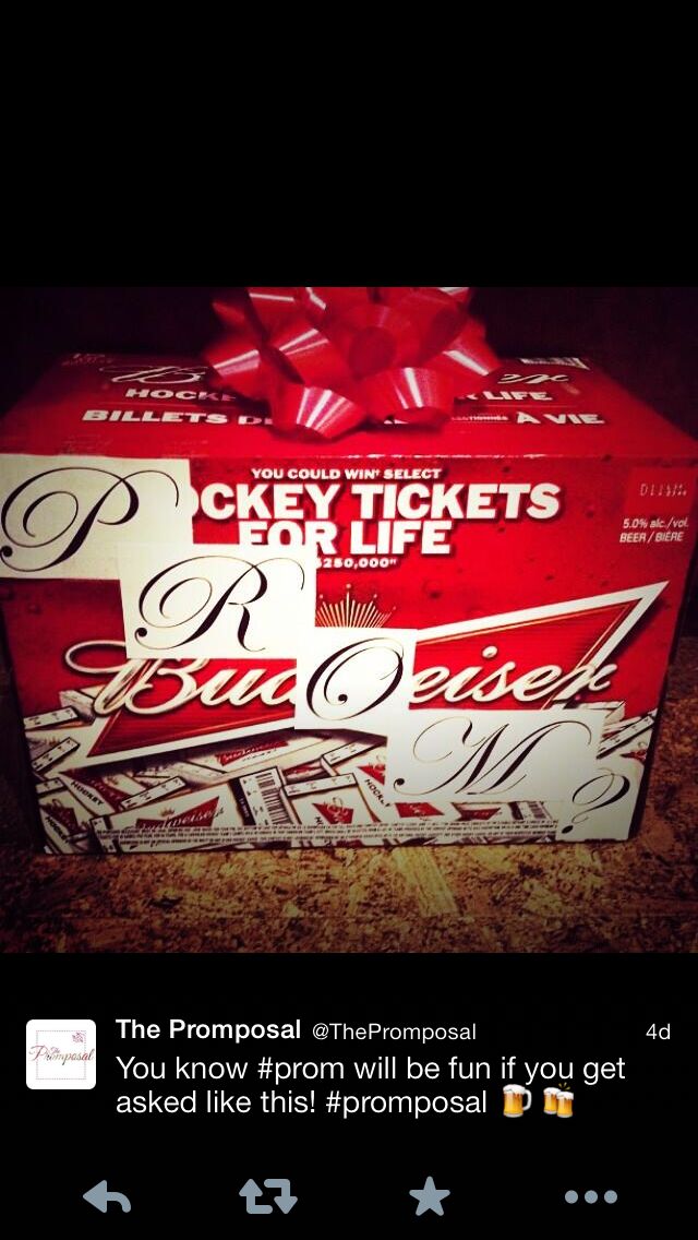 beer promposal