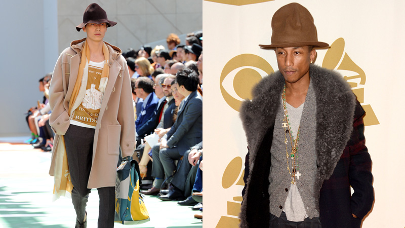 Did Burberry Rip-Off Pharrell's Famous Hat?