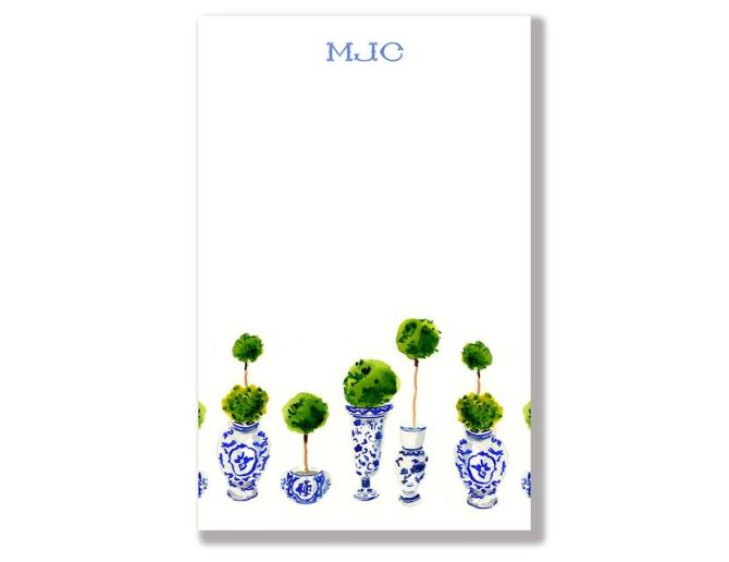 Personalized Notepad: Topiaries