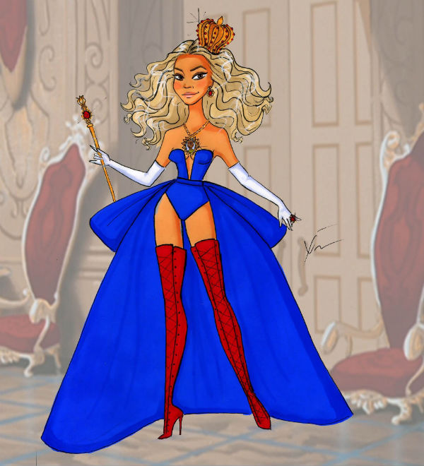 Beyonce as Disney Princess