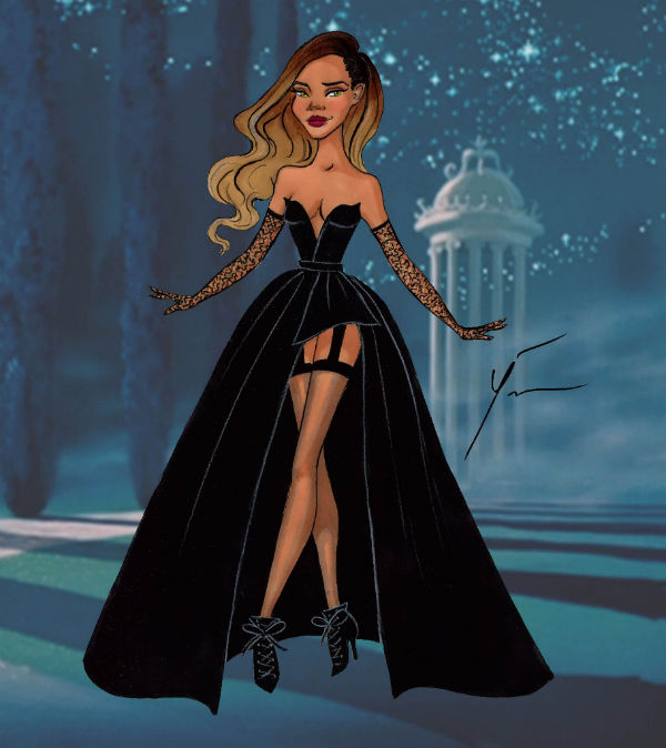 Rihanna as Disney Princess