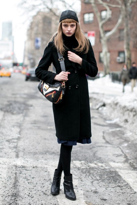 Model in a casual outfit.