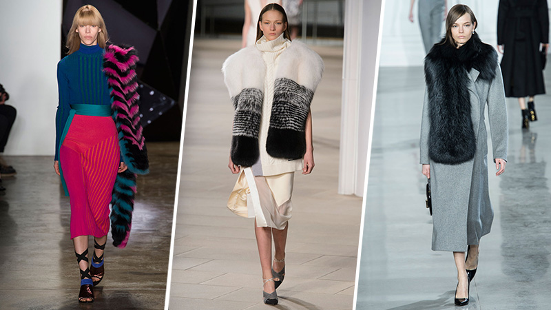 fall 2015 trend: fur stoles