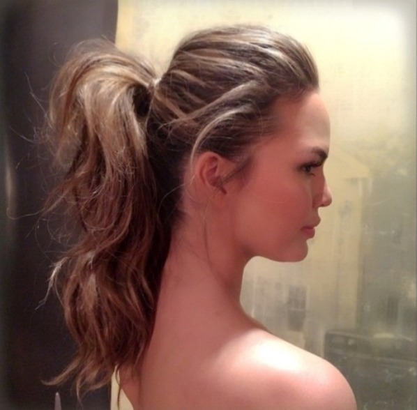 Learn How to Update Your High Ponytail Like Chrissy Teigen