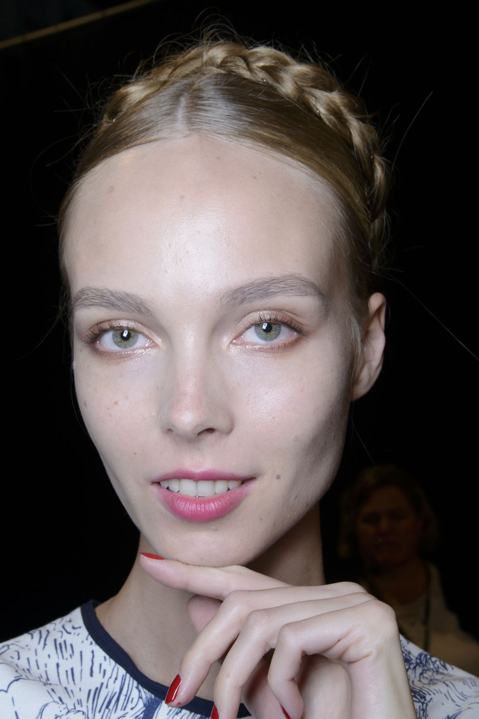 Naeem Khan's Spring 2014 New York Fashion Week Hair and Makeup