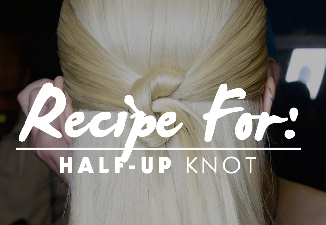 Half-Up Hairstyle: Get This Cute Knot at Home