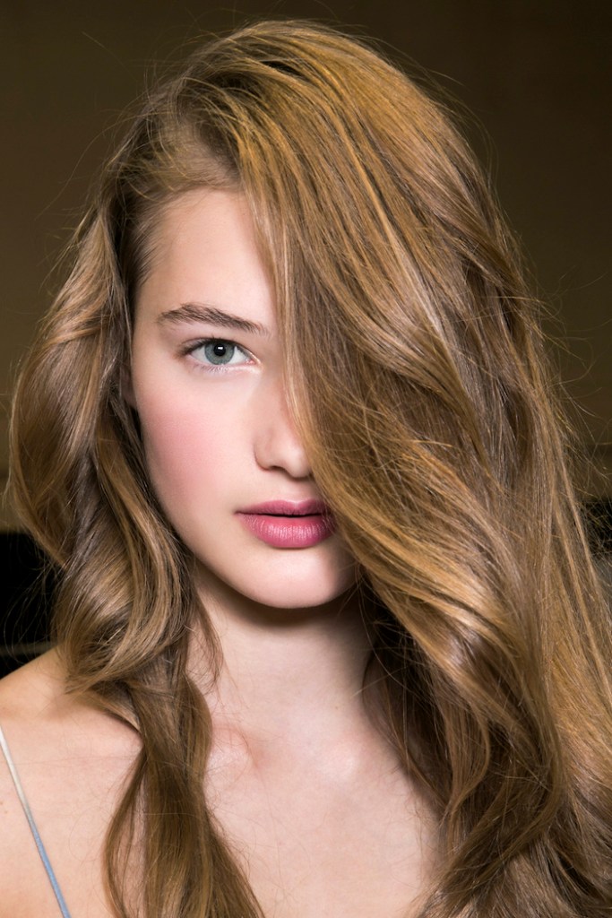 Girl with healthy hair