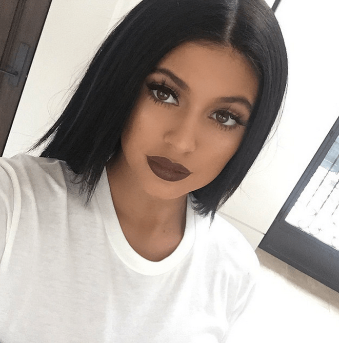 kylie jenner instagram picture with plump lips