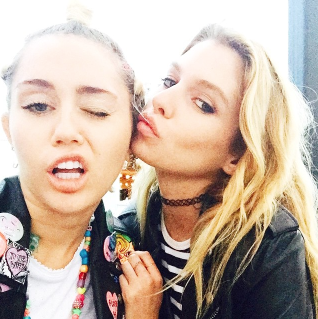 miley cyrus and stella maxwell