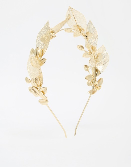gold leaf crown asos