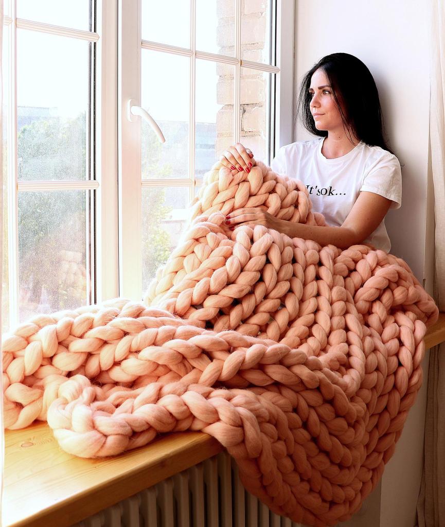 Chunky Knit Blanket