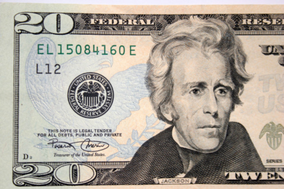 Andrew Jackson 20 bill