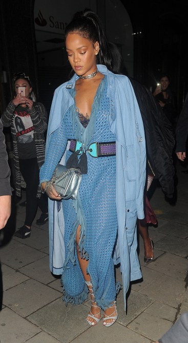 Rihanna - Celebrity Street Style
