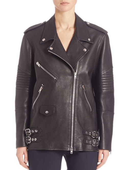 alexander wang leather jacket