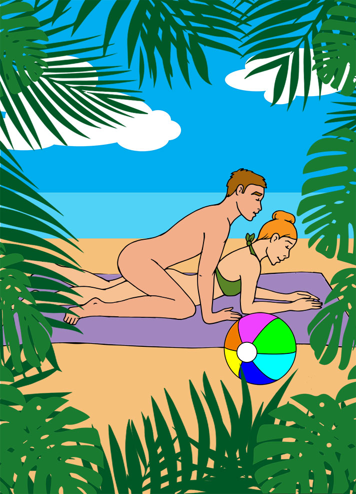 STYLECASTER | Beach Sex Positions