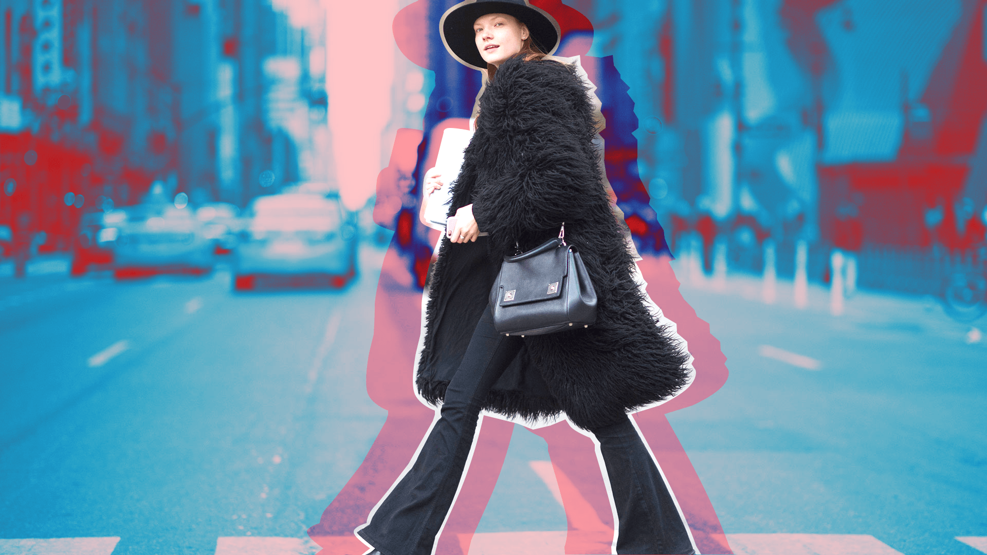 STYLECASTER | Woman Crossing Street