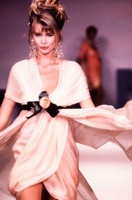 Claudia Schiffer Runway