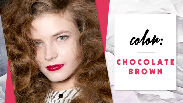 STYLECASTER | Simple Hair Color Chart for Every Shade | Chocolate Brown