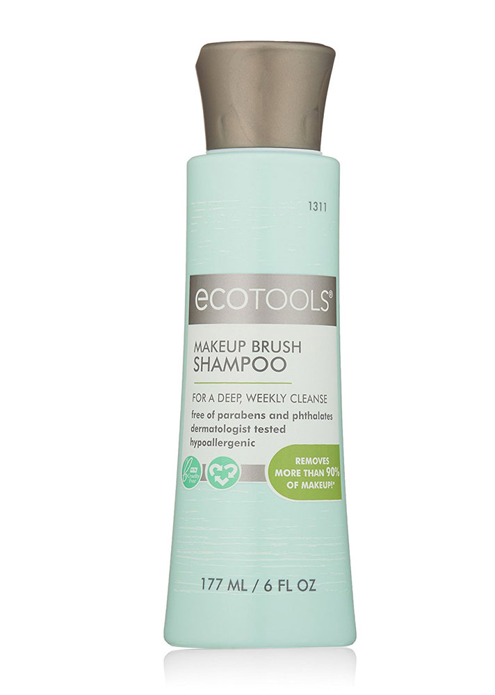 STYLECASTER | Best-Selling Skin Care on Amazon in 2017 | Ecotools Cruelty-Free and Eco-Friendly Makeup Brush Cleansing Shampoo