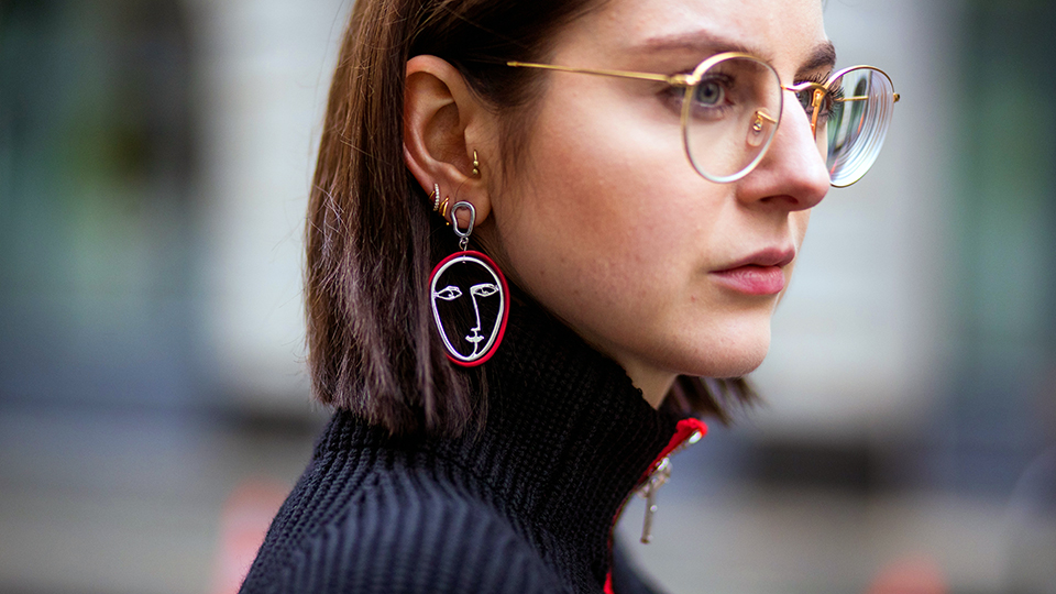 Everyone Is Wearing Face Earrings Right Now, and I Don't Hate It