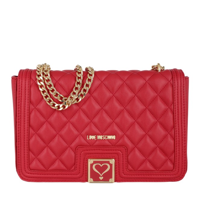 red quilted crossbody bag