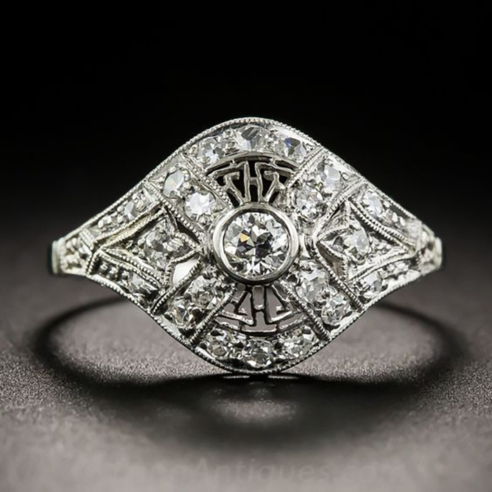 STYLECASTER | 57 Art Deco Engagement Rings So Stunning They Belong in Museums