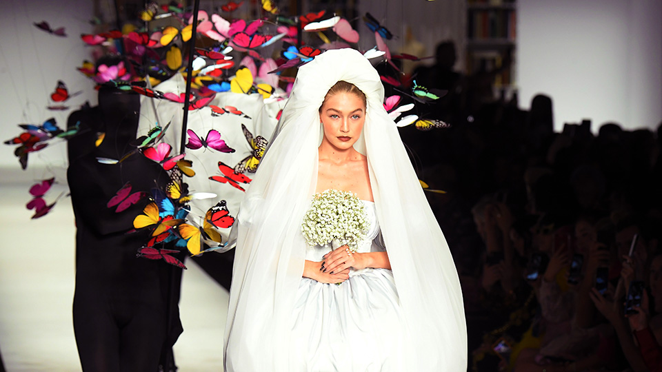 You Have to See Gigi Hadid Closing the Moschino Runway