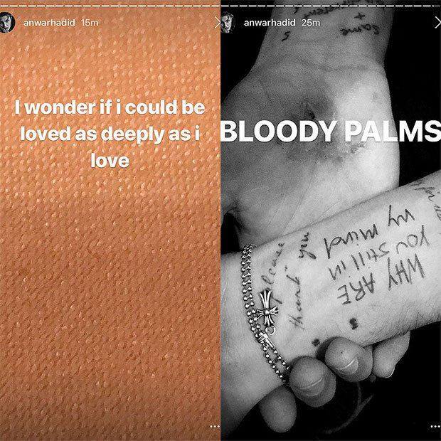 Anwar Hadid's Instagram About Kendall Jenner