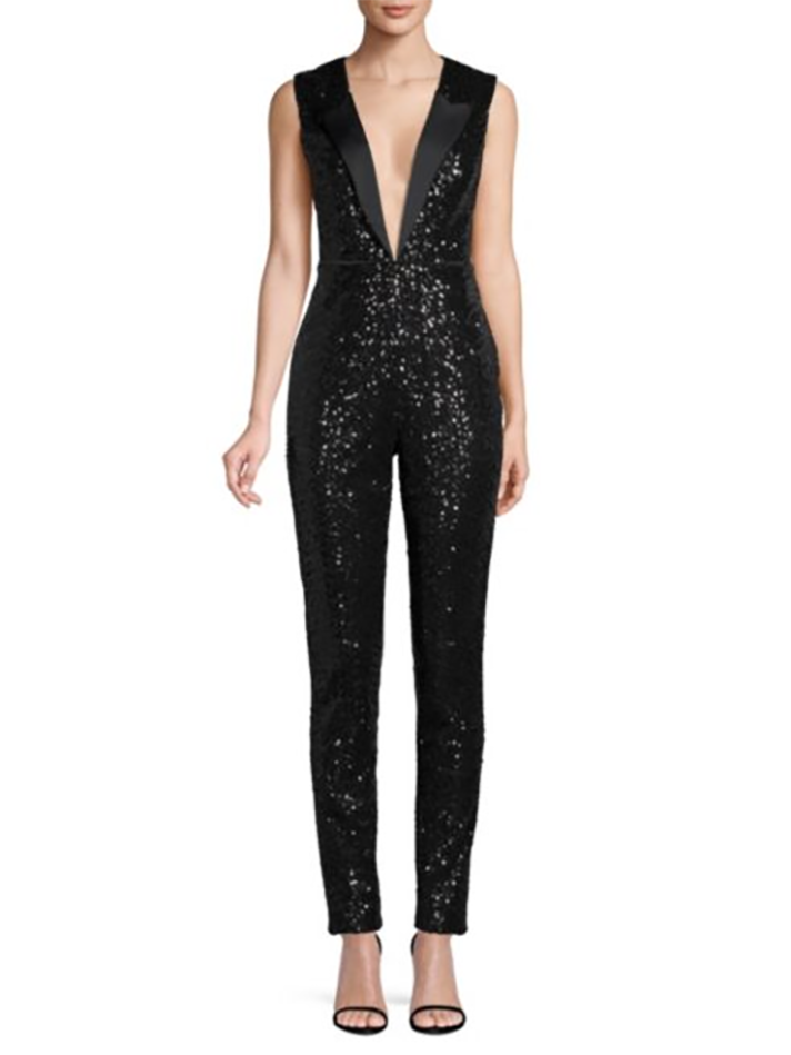 STYLECASTER | Sequin Jumpsuits Are the Trendiest (and Comfiest) Way to Dress Up This Holiday Season