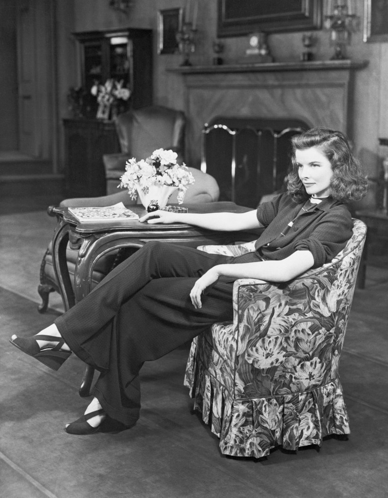 STYLECASTER | Best Celeb Women's Suits | Katherine Hepburn 