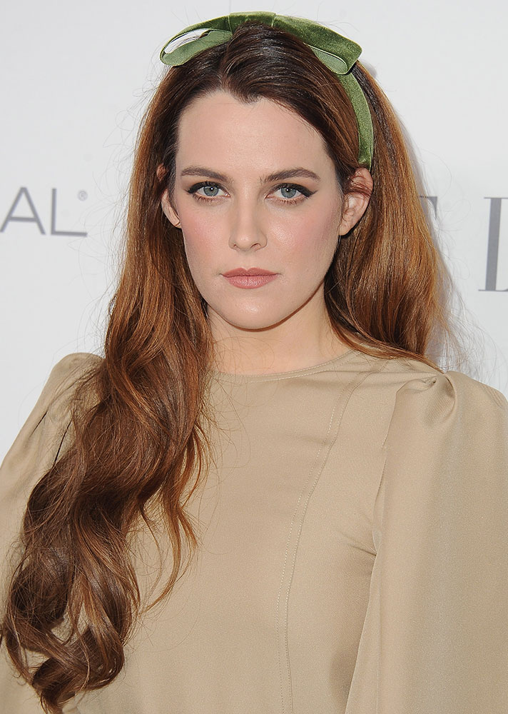 STYLECASTER | Celebs in Hair Ribbons | Riley Keough