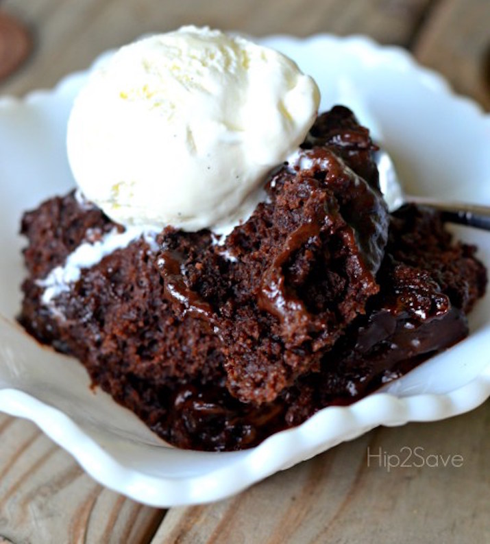 STYLECASTER |11 Impressive Holiday Desserts You Can Make In a Slow Cooker | Chocolate Lava Cake