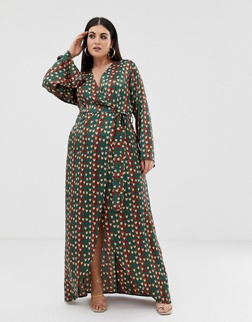 STYLECASTER | Plus-Size Winter Maxi Dress to Shop
