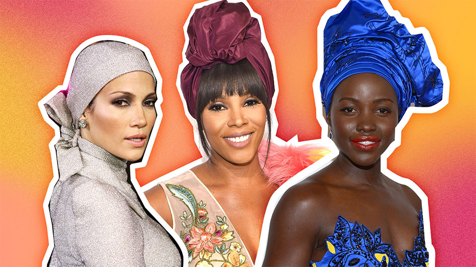 Celebs in Headwraps.