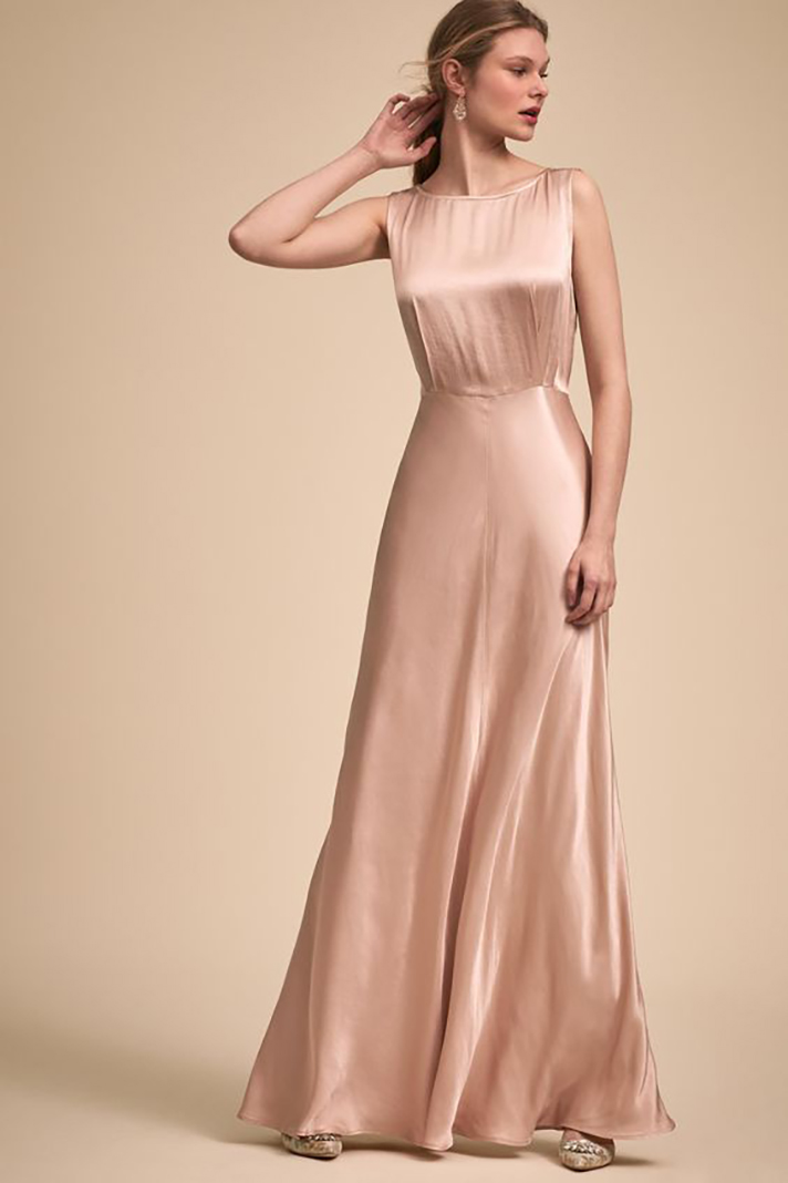 STYLECASTER | Champagne Bridesmaid Dresses Are Never a Bad Idea