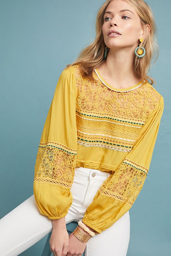 STYLECASTER | Cute Anthropologie Tops