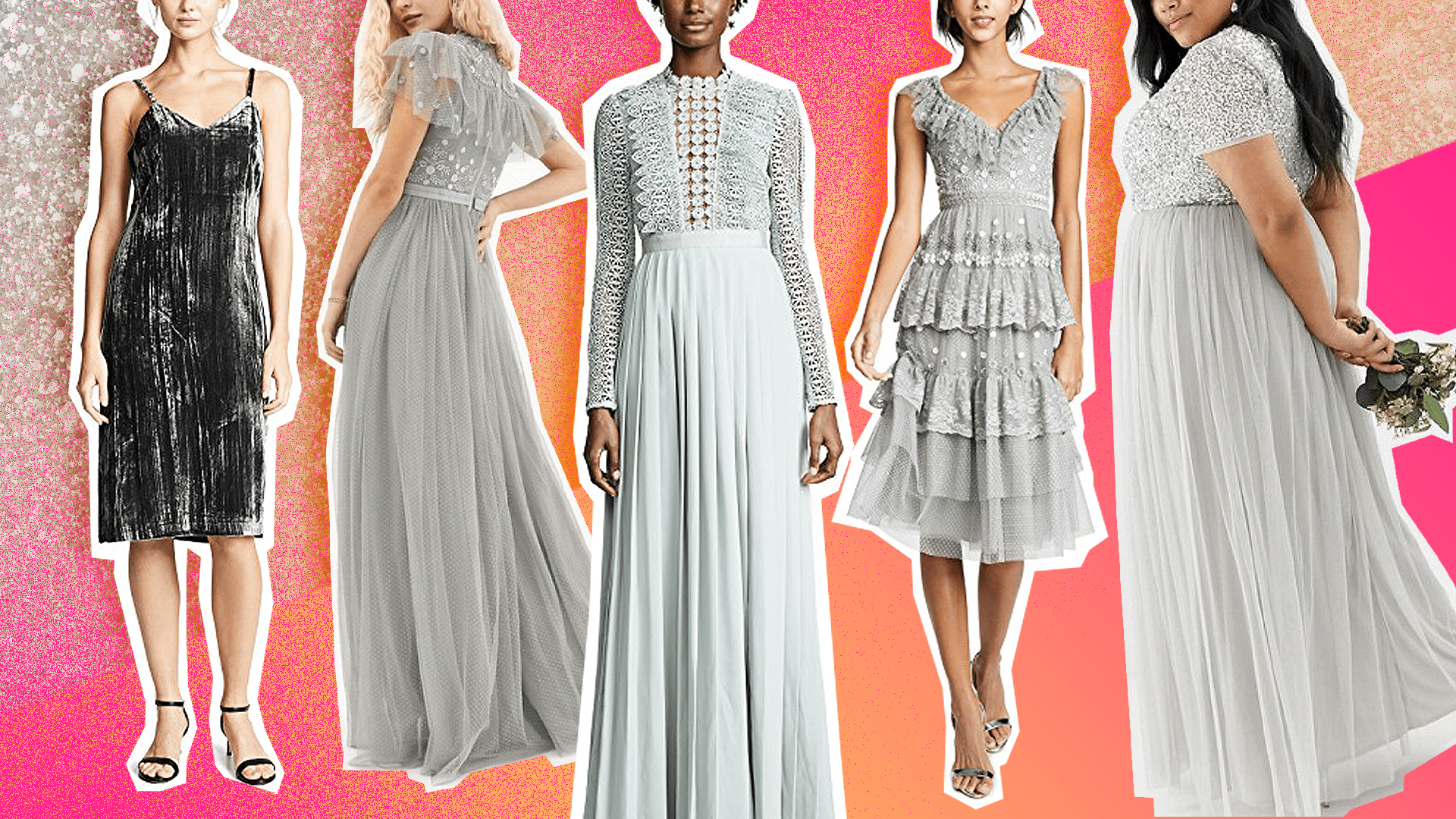 26 Gray Bridesmaid Dresses Fit for Any Season