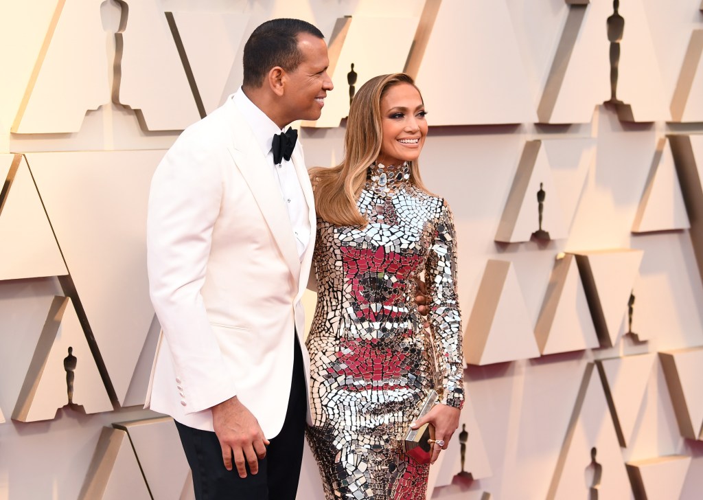 Alex Rodriguez and Jennifer Lopez | Oscars 2019