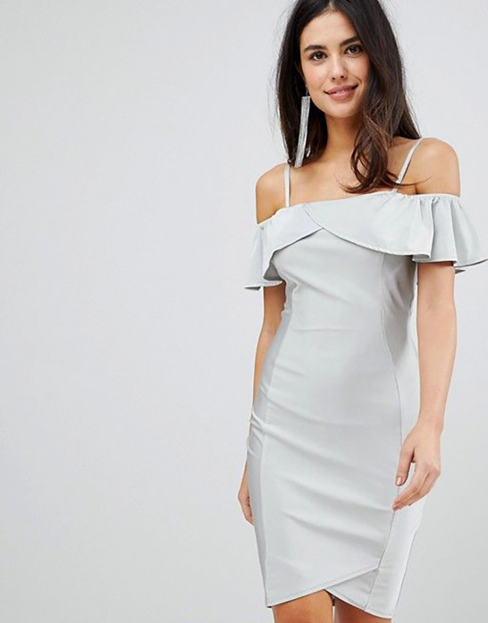 STYLECASTER | Silver Bridesmaid Dresses That Are Equal Parts Shimmery and Sleek
