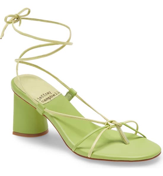 Jeffrey Campbell Green Strappy Heels