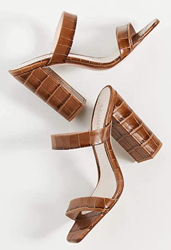 SCHUTZ Brown Sandal Heels