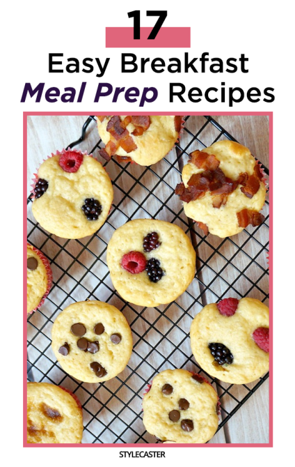 STYLECASTER | meal prep | breakfast meal prep | make-ahead breakfast | meal prep