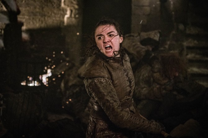 Maisie Williams in "Game of Thrones"