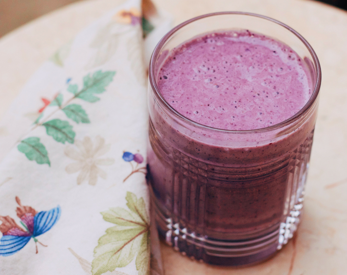 STYLECASTER | 17 High-Protein Smoothies with 5 Ingredients or Less | Berry Recovery Protein Smoothie