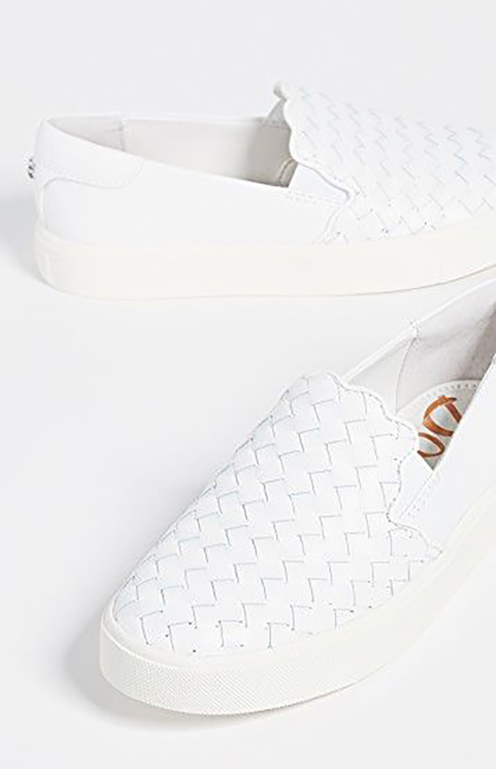 STYLECASTER | Dainty White Sneakers You Could Definitely Wear Under Your Bridal Gown