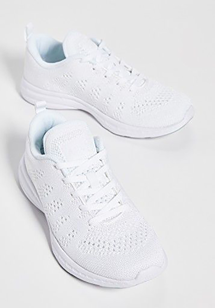 STYLECASTER | Dainty White Sneakers You Could Definitely Wear Under Your Bridal Gown