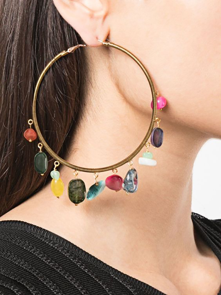 STYLECASTER | Hoop Earrings So Truly Massive You Could Probably Fit Your Head Through Them