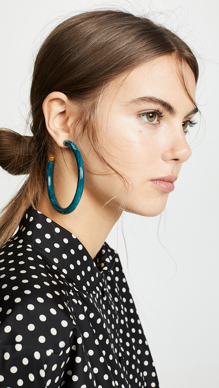 STYLECASTER | Hoop Earrings So Truly Massive You Could Probably Fit Your Head Through Them